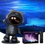 FULEN Sternenhimmel Projektor, LED Nachtlicht Galaxie Projektor, Aurora Nordlicht Projektor Mit Timer & Fernbedienung, Schlafzimmer Deko, Geschenke für Teenager, Schwarz