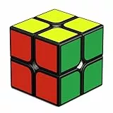 ROXENDA Zauberwürfel Speed Würfel- Einfaches Drehen & Glatt Spiel, Super-haltbarer Aufkleber mit Lebendige Farben (2x2x2)