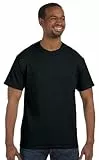 Gildan 10 T Shirts Heavy Cotton M L XL XXL Diverse Farben auswählbar (XXL, Schwarz)