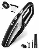 SERVOMASTER Handstaubsauger, Handstaubsauger Akku kabellos, Mini Staubsauger, Auto Staubsauger Wiederaufladbar mit Waschbar HEPA-Filter, für Auto Haus Büro, für Männer und Frauen