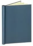 VELOFLEX 4944250 - Klemmbinder DIN A4, mit Leinenstruktur, Füllmenge max. 150 Blatt, Klemmmappe blau