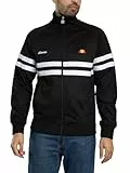 Ellesse Herren Rimini Trainingsjacke, Black/White, XL