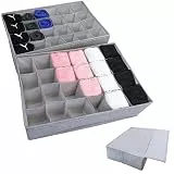 SIMPLE JOY® PAX50 Organizer DAS ORIGINAL 2er Set Organizer für PAX Kleiderschrank Schadstoffgeprüft Schubladeneinsätze für Ikea, PAX50 (52 Fächer)