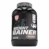 Mammut Nutrition Crash Weight Gainer Pulver Chocolate – 4,5 kg – 518 kcal/Shake für Gewichtszunahme – 80% Kohlenhydrate – 4-Komponenten Protein – Ideal für Ausdauer- und Leistungssportler