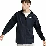 Champion Herren, Stadium Full-Zip, Wind, Water Resistant Jacket for Men Jacke, Marineblau, kleine Schrift, M