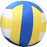 NUOBESTY Plüsch Volleyballspielzeug Ausgestopftes Kissen 22Cm Weicher Sportball Kinder Sofa Bett Dekoration Volleyballgeschenk