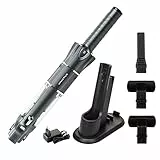 Genius Invictus ONE 3.0e Handstaubsauger 11-TLG. – kabellos, beutellos, Akkustaubsauger. Ultra leicht, für Haus und Auto, leise, aufladbar, Bodenstaubsauger