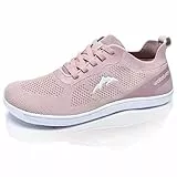 WateLves Breite Barfuss Schuhe Damen Barfußschuhe Herren Minimalistische Traillaufschuhe Leichte Atmungsaktiv Walkingschuhe Fitnessschuhe(Rosa,40EU)