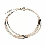 Liebeskind Berlin Fußkette aus Edelstahl in roségold LJ-0724-A-27