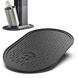 Tyywjw Silikonmatte Schwarze für Sodastream DuoTropfschutz Unterlage zubehör für wassersprudler duo, Antirutschmatte aus Silikon, Zubehör für Sodastream Duo oder sodastream e-duo