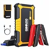 GOOLOO GP2000 Starthilfe Powerbank, 2000A Auto Starthilfe, Supersafe 12V Batterie Booster Auto Starthilfe mit Starthilfekabel(bis zu 8,0L Benzin oder 6,0L Diesel)