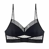 BH für Tiefen Rückenausschnitt Damen Spitzen BH Push Up Sexy U-förmiger Lifting-BH Komfort Bralette Ohne Bügel V-Ausschnitt Bustier Rücken-BH Unterwäsche Klassische BHS für Damen Spitze
