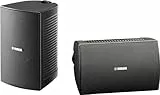 Yamaha NS-AW294 (BL) 2-Wege Außenlautsprecher paar (100 Watt, 87dB) schwarz