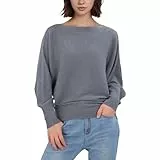 OPLERT Damen Batwing Ärmel Dolman Lose gestrickte Pullover, Jumper Tops