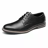 Bruno Marc Herren Anzugschuhe Klassischer Business Schnürhalbschuhe Derby Oxfords Hochzeit Schuhe,Size 43,Schwarz,SBOX2215M-E