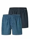 Schiesser Herren 2 Pack Boxershorts Baumwolle Web Multipack - Webboxer, Sortiert 5_182428, 6