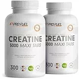Creatin Tabletten 600x - optimal hochdosiert mit 5685 mg Creatin-Monohydrat, davon 5000 mg Creatin - vegane Kreatin-Tabletten - laborgeprüft mit Zertifikat - Vorrat für 120 Tage
