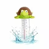 Thermometer schwimmend - Wasserthemometer für Pool & Schwimmbad & Whirpool - für präzise Messung (Schildkröte)
