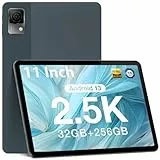DOOGEE T30 Ultra Tablet PC, G99 Octa-Core 32GB RAM + 256GB ROM (TF 2TB), Batteria 8580mAh /18W, 11 Pollici TÜV SÜD, 2.5K 1600 * 2560, Dual 4G LTE/SIM, 16MP + 8MP, Android 13, Widevine L1 Blau