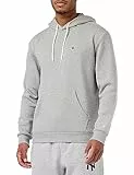 Champion Herren Legacy Basics-Powerblend Fleece Kapuzenpullover, Helles Heather Grey, S