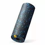 4FIZJO Faszienrolle Schaumstoff, Ø 5,5 cm, Länge 15 cm, Massageroller, Rückenrolle, Fitness-Rolle, leicht, hart, Foam Roller, Faszientraining, Massage Training, schwarz-blau