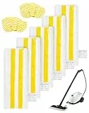 7 Stück Zubehör für Kärcher Dampfreiniger EasyFix SC2 SC3 SC4 SC5 - inkl. 5 Bodentücher und 2 Mikrofaser-Wischbezüge ersatztücher für Kärcher EasyFix Serie