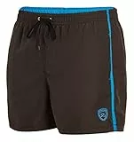 Zagano Adam Lipski Herren Badeshorts Schwimmhose Lang Grey Anthrazit, 5105 Gr. 3XL