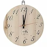 Dioche Sauna-Timer, 20,3 cm, Saunaraum-Zubehör, Saunauhr, Sauna-Sanduhr, Holz, Sauna-Sanduhr, Uhr für Saunaraum, Heimdekoration