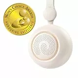 Dreamegg Sleep Lite 1 White Noise Machine Baby - Tragbares Weißes Rauschen Baby mit 19 Klänge, Einschlafhilfe Babys mit Nachtlicht und 30 Lautstärken USB-C Wiederaufladbar, Babygeschenke