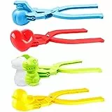 Schneeball Former Schneespielzeug 4 Stück Schneeball Maker Set Schneeball Clip für Kinder Schnee Former Spielzeug Outdoor Winter