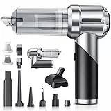 NVKHG Handstaubsauger, 28000Pa Handstaubsauger Akku, 3 in 1 Faltbar Autostaubsauger, Mini Staubsauger mit Bürstenloser Motor, Kabelloser Staubsauger für Auto, Haus, Küche