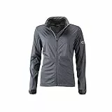 James & Nicholson - Damen Funktionelle Softshell-Jacke für Sport, Freizeit und Promotion (XXL, Titan/Black)