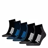 PUMA Unisex Bwt Cushioned Quarter, Blue/Black - New, 43-46 EU