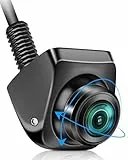 Vtopek Rückfahrkamera AHD 1080P Rückfahrkamera Auto 360° Drehbar Auto Rückfahrkamera Nachrüsten 170° Weitwinkel Nachtsicht IP69 Wasserdichte Universal NTSC Rückfahrkameras für Wohnmobil SUV Pickup Van