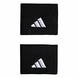 adidas Unisex Tennis Wristband Small, Black/Black/White, M