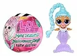 L.O.L. Surprise! Mermaids Makeover Magic Baby Sisters – Farbwechselnder Meerjungfrauenschwanz mit Muschel-Kugel zum Ausstellen, 6 Puppen zum Sammeln – ab 4 Jahren, Series 1