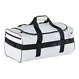 Caribee Titan 50L - Reisetasche/Duffle Bag aus wasserfesten Planen Material mit Rucksackriemen (115cm linear - Hangepäckgröße bei vielen Airlines!) (Weiß)