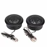 Tyenaza Hochtöner Lautsprecher, Auto Hochtonlautsprecher Paar 12V 120W Mini Super Power Lauter Dome Horn