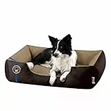 BedDog Hundebett L - Hundekissen - Hundekorb - Hundecouch - Hundesofa - Bezug abziehbar, Waschbar, für Mittel-Kleine Hunde