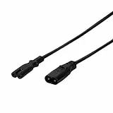 LogiLink CP129 Stromkabel Verlängerung, 2m schwarz
