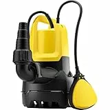 Kärcher SP 9.500 Schmutztauchpumpe für Abwasser, Wasserleistung 9.500 l/h, Tauchtiefe bis 6 m, für Abwasser mit Partikeln bis zu 20 mm Größe, Restwasserhöhe 25 mm, Druck 0,6 bar