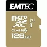 Emtec ECMSDM128GXC10 EliteGold 128GB microSDXC Speicherkarte - Highspeed