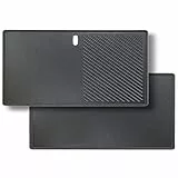 GFTIME 43 x 20,5cm Gusseisen Grillplatte für Enders Boston 3, Enders Monroe Pro 3, Proficook PC-GG 1058/1059, Charbroil Performance 2 & 3, Gas2Coal 330, Charbroil Advantage 225s, 1 Stück
