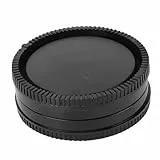 Sorandy 2er-Pack E-Mount-Gehäusedeckelabdeckung, Hinterer Objektivdeckel für NEX-Kamera, Fotozubehör-Set mit Integriertem Design, Ideal für den Kameraschutz