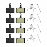 4 Paar Harz Bremsbeläge Fahrrad Scheibenbremse für B01S, B03S,B05S Fahrrad Bremsen Bike Beläge I Bremsbelag I Scheibenbremsbeläge High Performance für Deore, TRP, Tektro