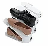 WENKO Schuhhalter Weiß 4er Set Multicolor 15 x 29 x 11.5 cm