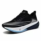 Sneaker Herren Damen Laufschuhe Sportschuhe Turnschuhe Straßenlaufschuhe Freizeitschuhe Leicht Atmungsaktive Schuhe Sport Running Outdoor Walking Jogging Gym Fitness Black 45 EU