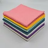 Virginia Tex 7 Stück Aida-Stoff, Zählzahl 14, Kreuzstichstoff, Baumwoll-Stickstoff, Kreuzstich-Tuch zum Nähen, DIY-Stickstoff-Handwerk, 30 x 50 cm, 7 Farben