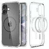 Spigen iPhone 17 Hülle [Spigen Signature] Ultra Hybrid MagFit [Dura Clear Tech] Case Handyhülle Transparent Kompatibel mit MagSafe -Clear Graphite