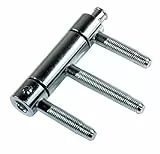 SN-TEC Haustürband mit Stiftsicherung, Türband 3-teilig für Holztüren WF C 1-20, Rolle 20mm, Stift 10mm, verzinkt (2 Stück)
